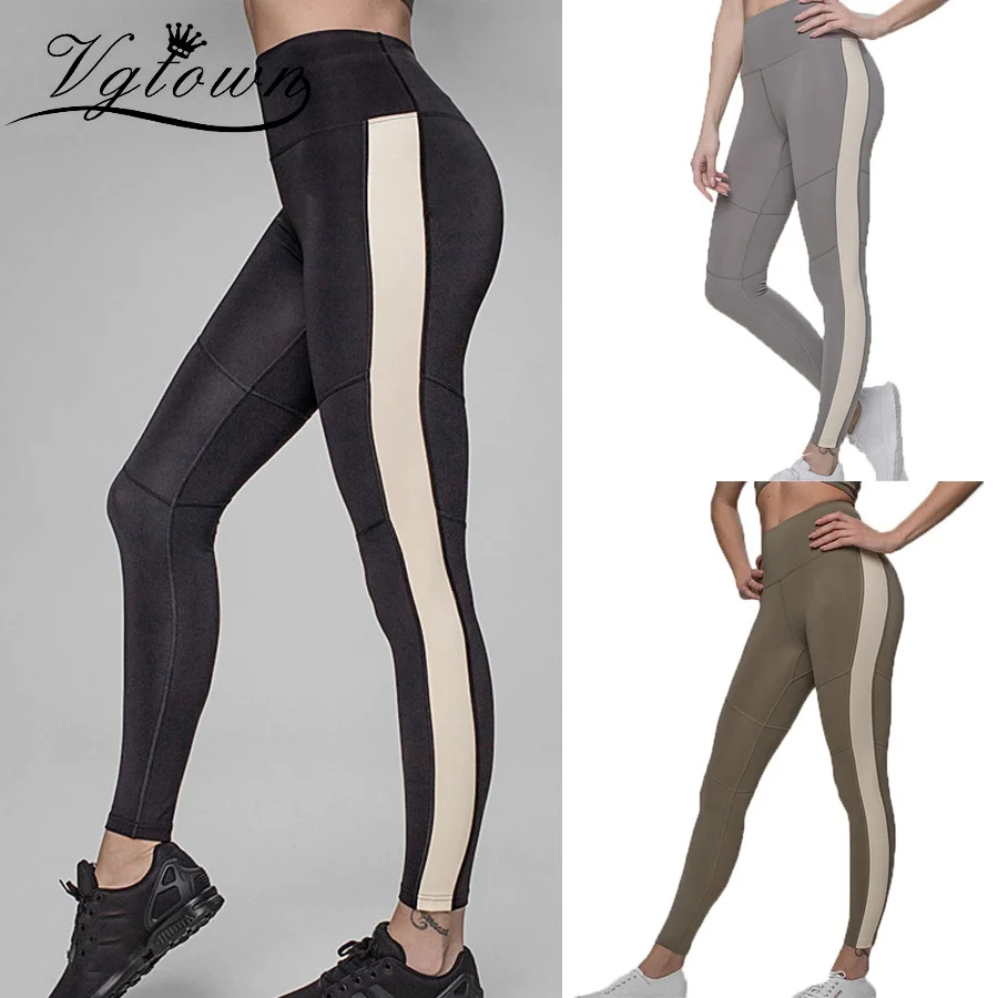VGTOWN High Waist Yoga Pants Women's Fitness Sport