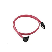 2 шт./лот Новый красный 40 см SATA кабель прямой угол ATA RAID DATA HDD