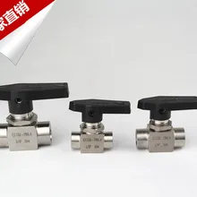 2-способ резьба шаровой клапан 1/" 1/4" 3/" 1/2" из нержавеющей стали 304 высокого давления высокой температуры шаровой клапан