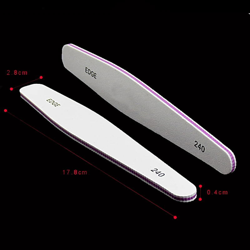10 шт. алмазная пилка для ногтей зернистость 240/240|nail file filediamond nail |