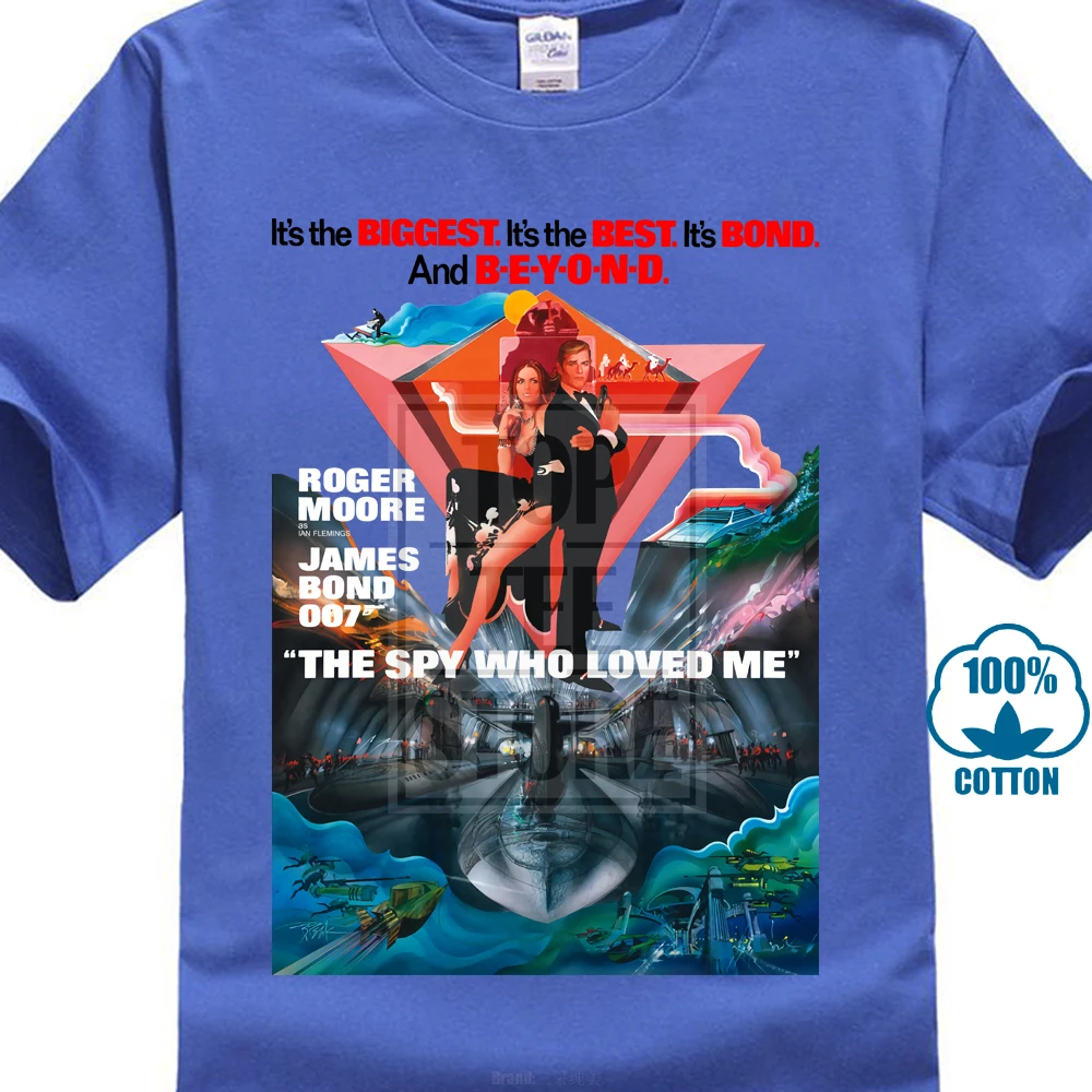 

Who Loved Me James Bond 1977 T Shirt Green Blue Pink All Sizes S To 4Xl