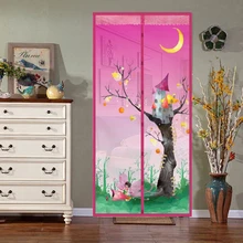 Новая Цветочная фея: анти-сетка от комаров двери Лето Москитная занавес шифрование магнитный экран двери