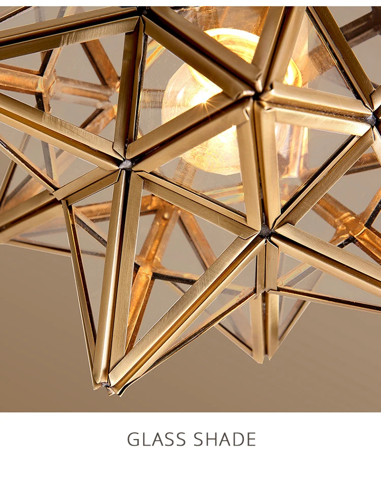 DX Vintage Star Ceiling Light (9)