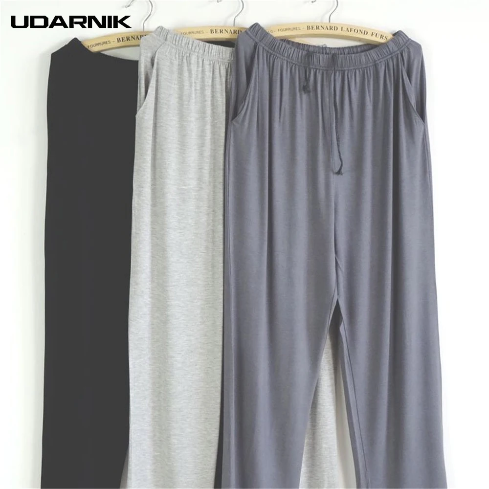 Summer Men Modal Sleep Bottoms Underwear Long Trousers Solid Pajamas Nightwear Lounge Loose Casual Sleepwear Loungewear 045-957 Summer Men Modal Sleep Bottoms Underwear Long Trousers Solid Pajamas Nightwear Lounge Loose Casual Sleepwear Loungewear 045-957