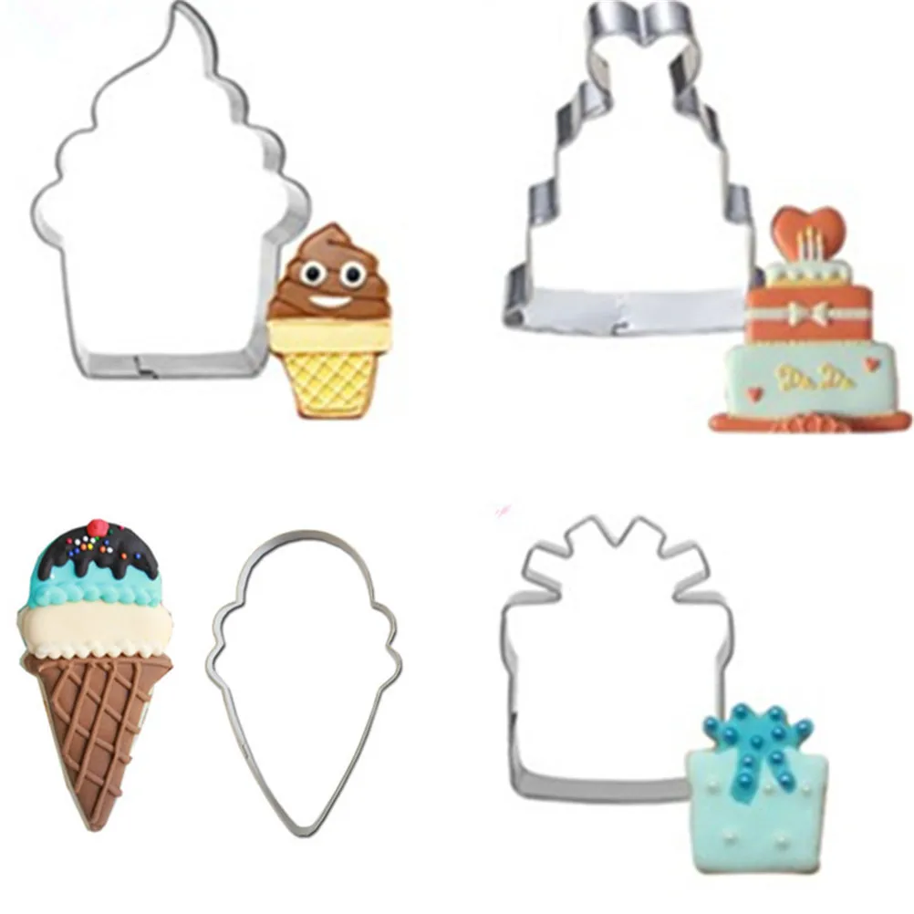 Frozen Biscuit Cookie Cutter stamp Fondant Cake Decorating Mold