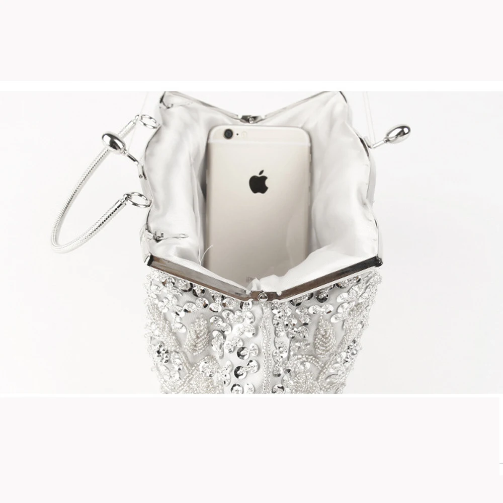 Vintage Handmade Embroidery Woman Evening Bag Wedding Bag Rhinestone Party Clutch Crystal Women's Clutch Banquet Beaded Handbags Vintage Handmade Embroidery Woman Evening Bag Wedding Bag Rhinestone Party Clutch Crystal Women's Clutch Banquet Beaded Handbags