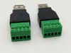 1 шт. USB 2,0 Тип A гнездо/штекер на 5 контактный винт клеммный разъем адаптер ► Фото 2/5