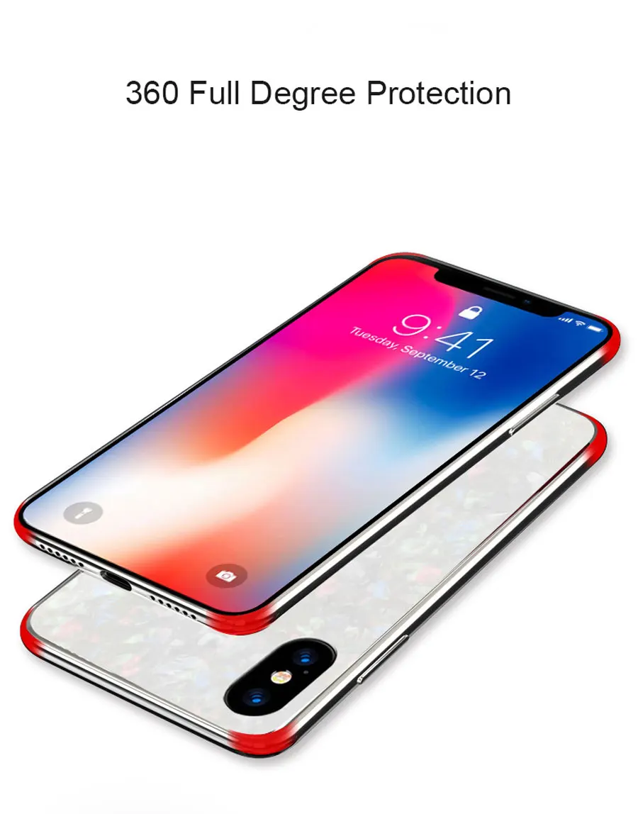 Для iPhone 11 Pro Max чехол для iPhone11 Pro Чехол для iPhone XS Max XR X 6 6s 8 Plus роскошный противоударный чехол из закаленного стекла