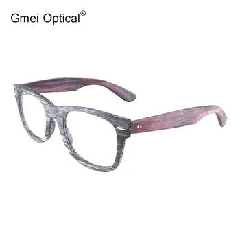 

Gmei Optical Fashion Wooden Full Rim Men's Glasses Frames for Prescription Eyeglasses T8065