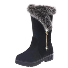 Зимняя женская обувь женские зимние ботинки женские ботинки теплая женская обувь зимние Ботильоны на каблуке большой размер 41