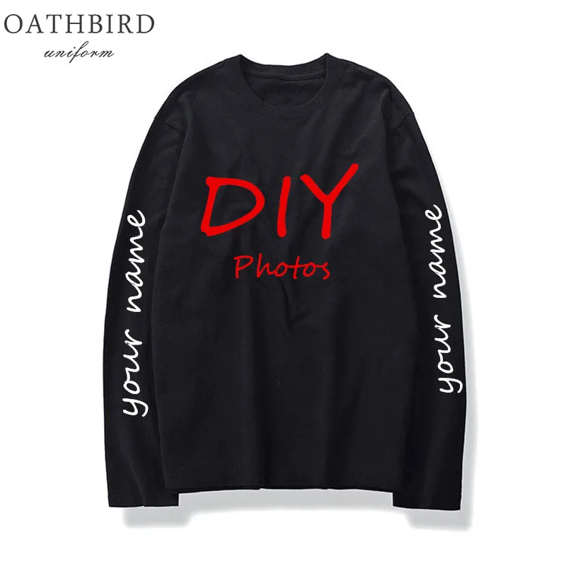 Custom Personalised Unisex Printed SWEATSHIRT Jumper Name Workwear-Yr text//logo5