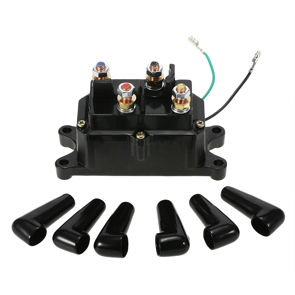 

12V solenoid relay contactor winch rocker switch thumb for ATV UTV universal kit