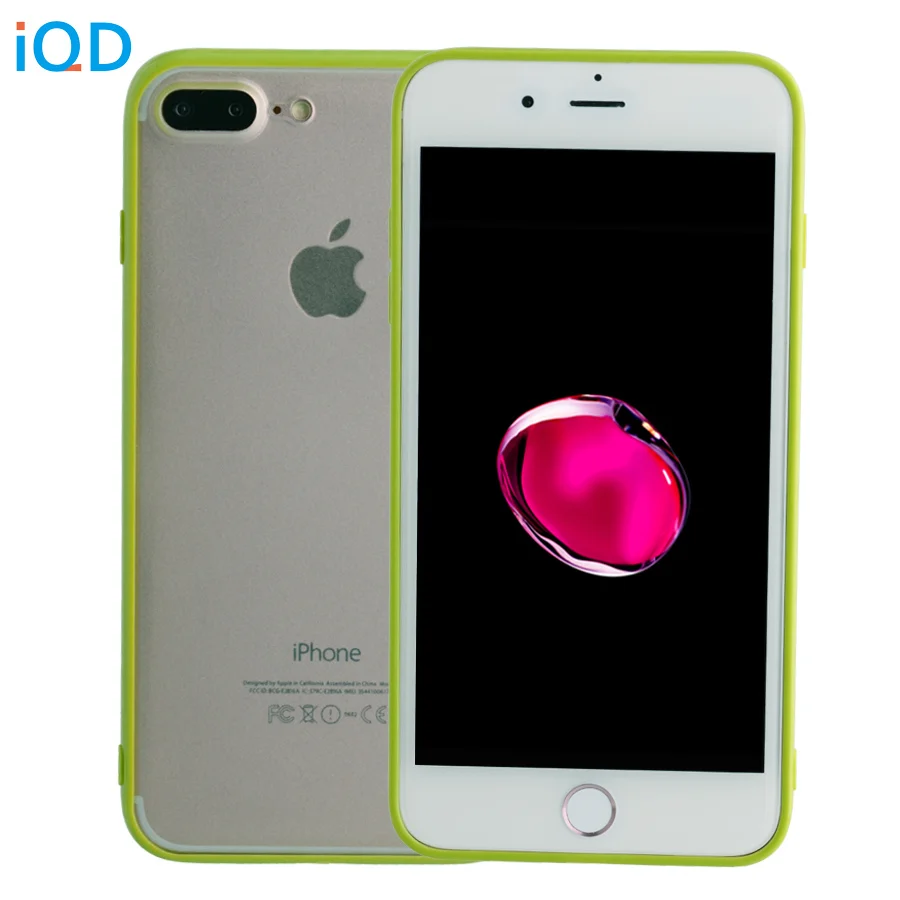 IQD чехол-бампер для Apple iPhone 8 7 plus, защитный чехол, устойчивый к царапинам, ТПУ карамельного цвета, изысканный чехол для телефона s 6 6s Plus