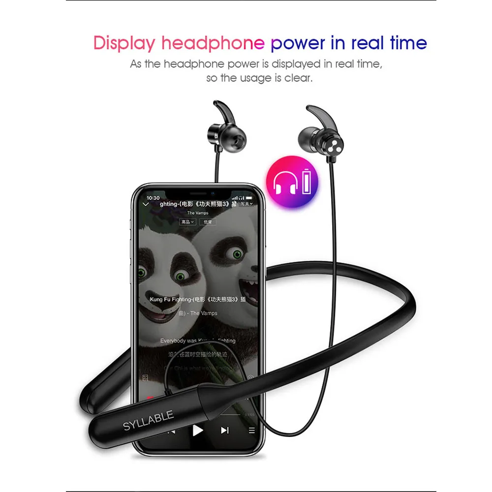 SYLLABLE Q3 регулятор громкости bluetooth наушники Поддержка Apt x Беспроводной V4.2 стерео