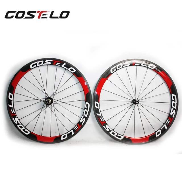 Cheap 2015 NEW model Costelo carbon road bicycle Wheelset C-50 /T-50 Clincher 3K weave wheels 50mm