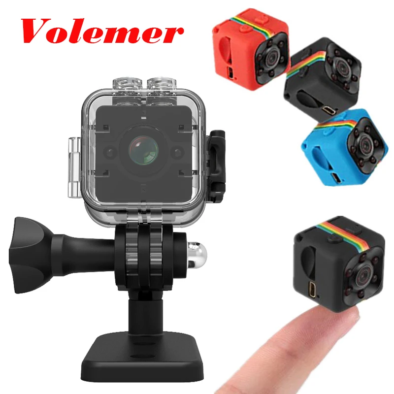 Volemer SQ12 HD 1080P Mini Camera Night Vision Wide Angle lens