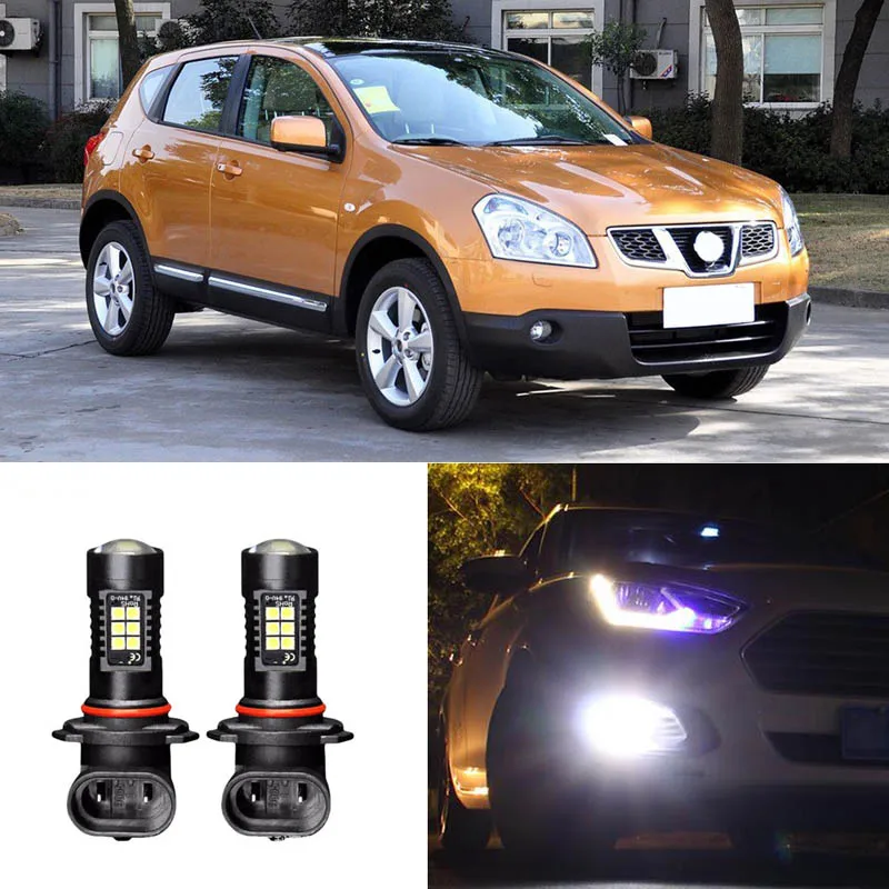 2 шт. светодиодные дневные ходовые огни Canbus H11 3030 21SMD для Nissan Qashqai 2008-2013 | Автомобили