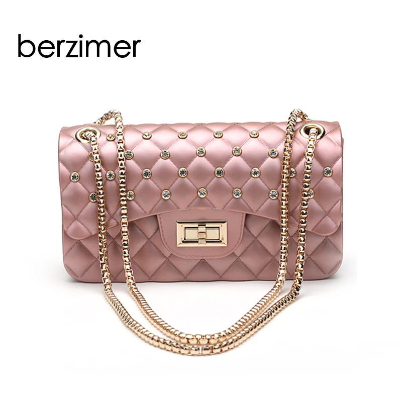 

BERZIMER New Fashion Women Shoulder Bags Elegant Black Red Green Grey Pink Blue Ladies Crossbody Messenger Bags for Women 2018