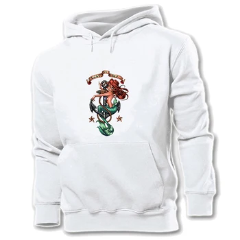 

Animated cartoon The Little Mermaid Ariel Womens Graphic Hoodie Sweatshirt Strings Hooded Pullover