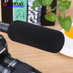 Длинные микрофон Губка крышка окружающей среды губка лобовое стекло для 18 ~ 20 см Профессиональный Интервью камеры микрофон пыле Кепки