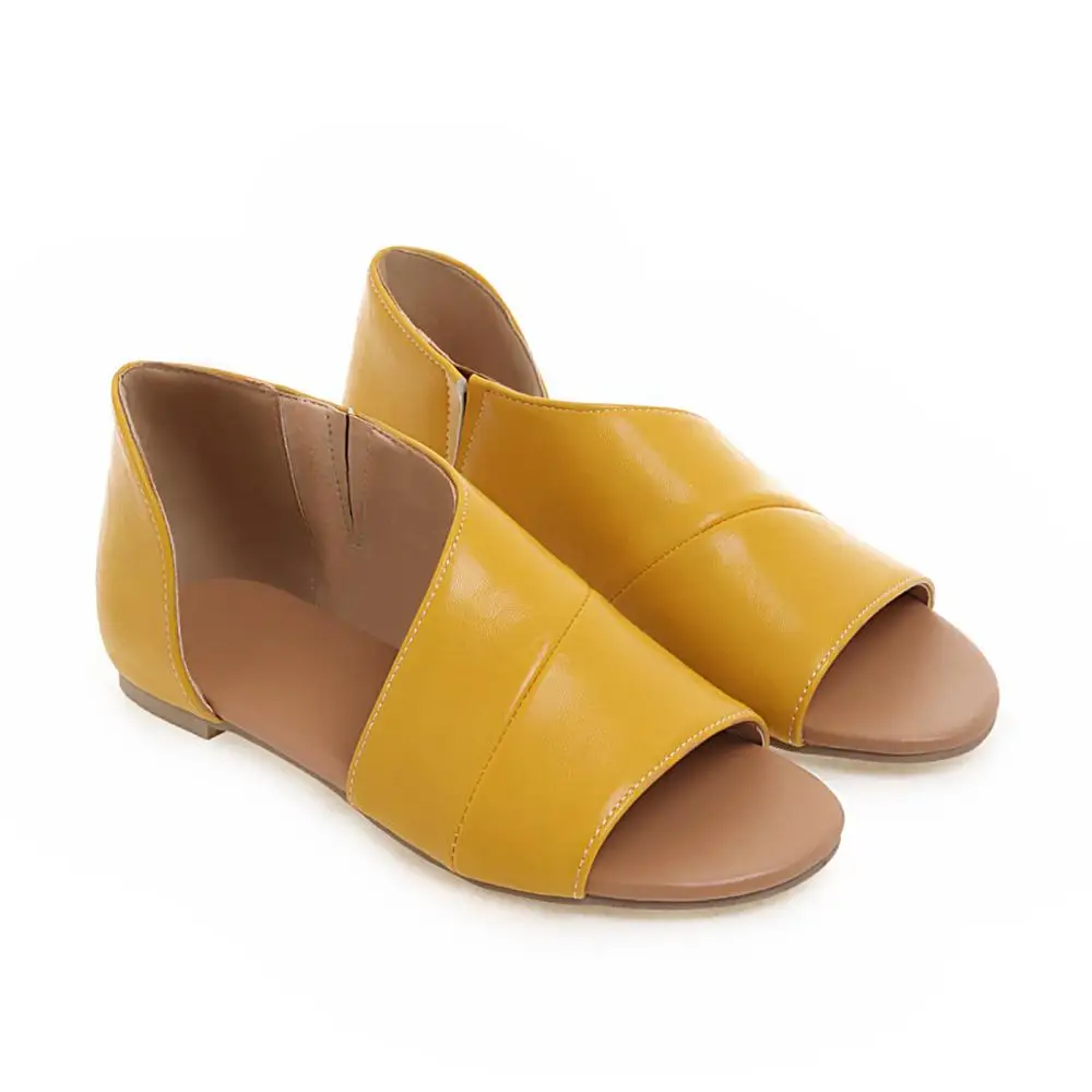 

Women PU Leather Shoes Comfy Flat Sole Ladies Casual Soft Big Toe Foot Correction Sandal Summer Women's Gladiator Sandals