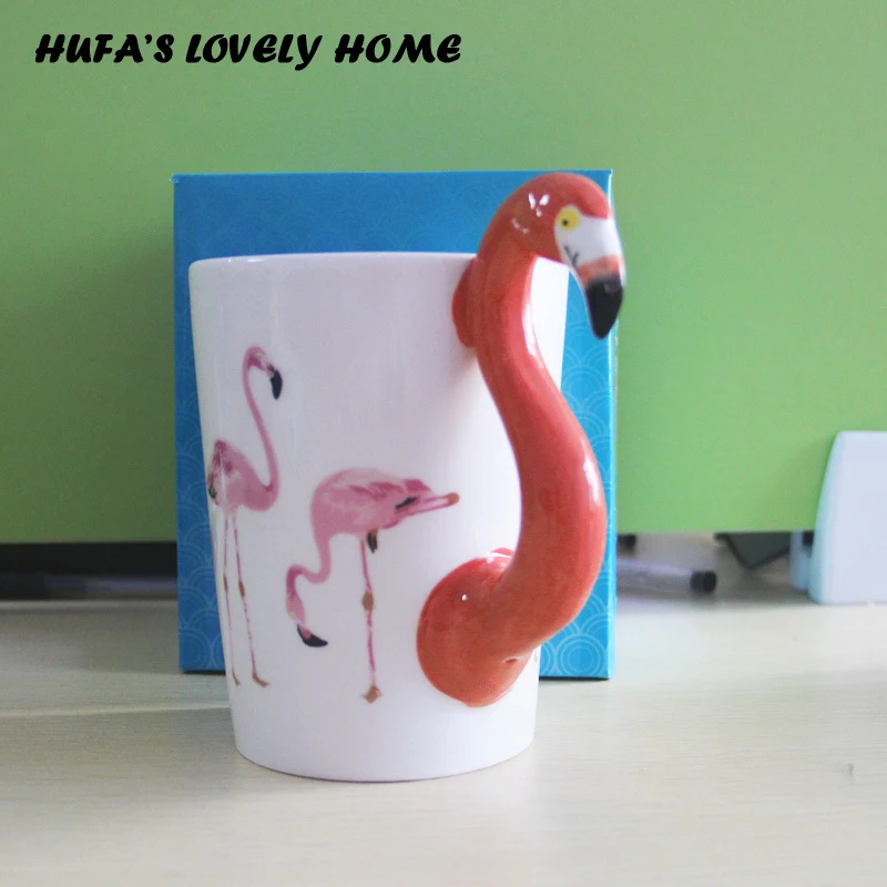 New-3D-Flamingo-Style-Ceramic-Coffee-Mug-Copo-Creative-Tea-Milk-Water-Porcelain-Cups-Mugs-Ceramic (2)