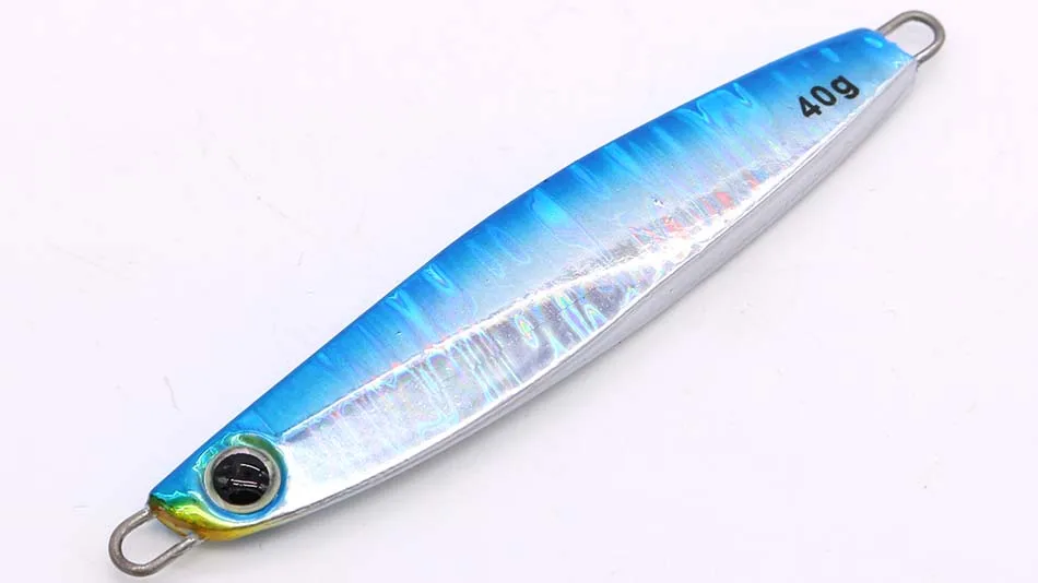 Iscas de Pesca Equipamento de Pesca de Água Jig de Metal Castfun Fundição 30g 40g 60g Jigging Jig Iscas Jig Isca Lenta Atum Baratos Salgada 8 Esporte e Lazer