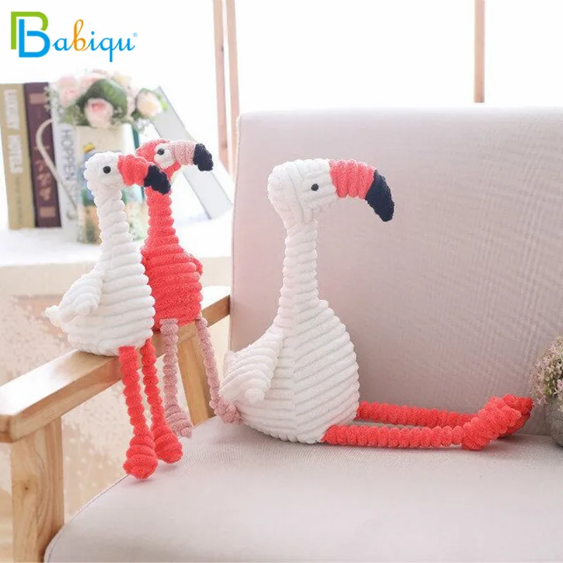 

Babiqu 1pc Swan Plush Toys Cute Flamingo Bird Doll Stuffed Soft Animal Doll Baby Kids Appease Toy Birthday Gift for Girls