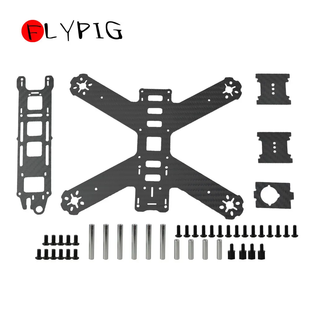 Мини 210 мм чистого углеродного волокно Quadcopter рамки комплект для Lisam LS-210 QAV210