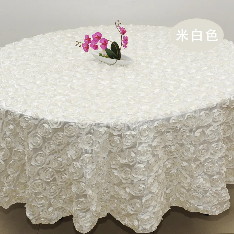 Red Wedding 2 6 M Table Cloth Round Overlays Rose Red Wedding 2 6 M Table Cloth Round Overlays Rose Tablecloths Decoration Supplier 7 Colors Free Shipping In From Home Garden