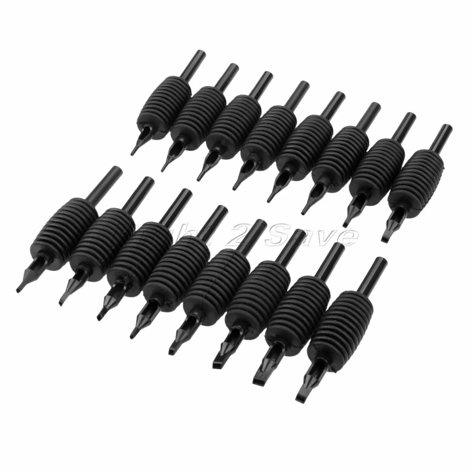 

10pcs Tattoo Tube Grip 25mm Disposable Sterile Silicon Plastic Individual Black 5R 7R 9R 11R 13R 15R 5F 7F 9F 11F 13F 15F