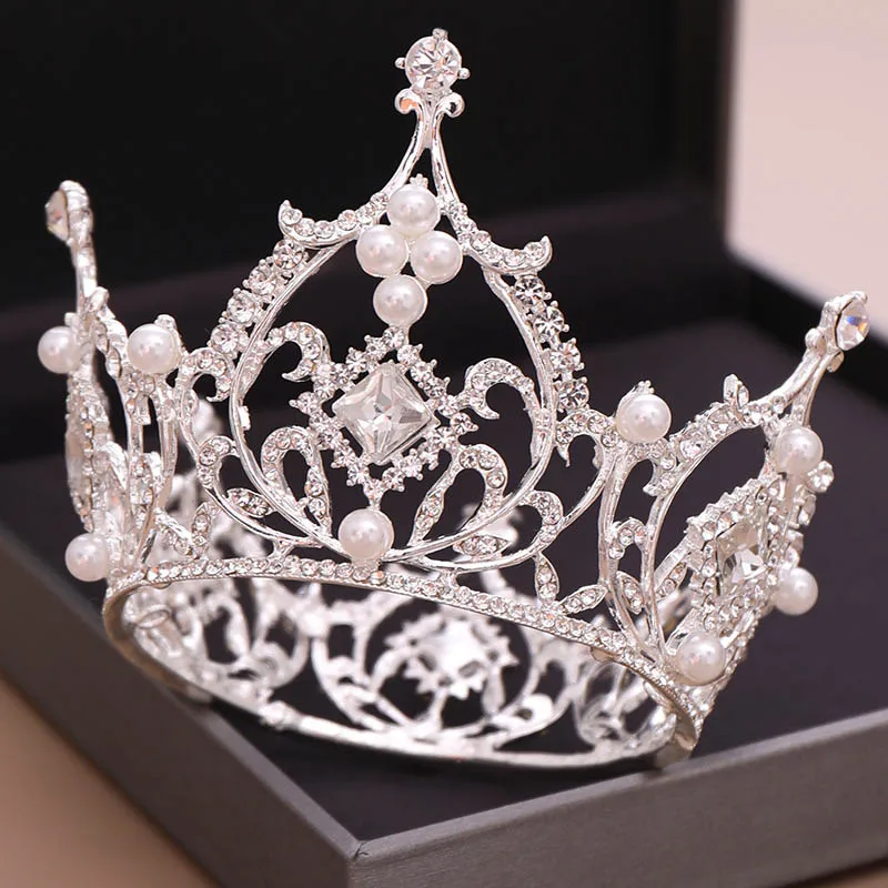 Modellierbare Perles Couronne Diadème Reine princesse couronne Contes Accessoires Tiara
