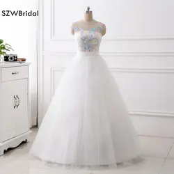 Vestido de noiva белое свадебное платье boda 2019 Casamento Vestidos de novia свадебное платье gelinlik красочные кружевные свадебные платья