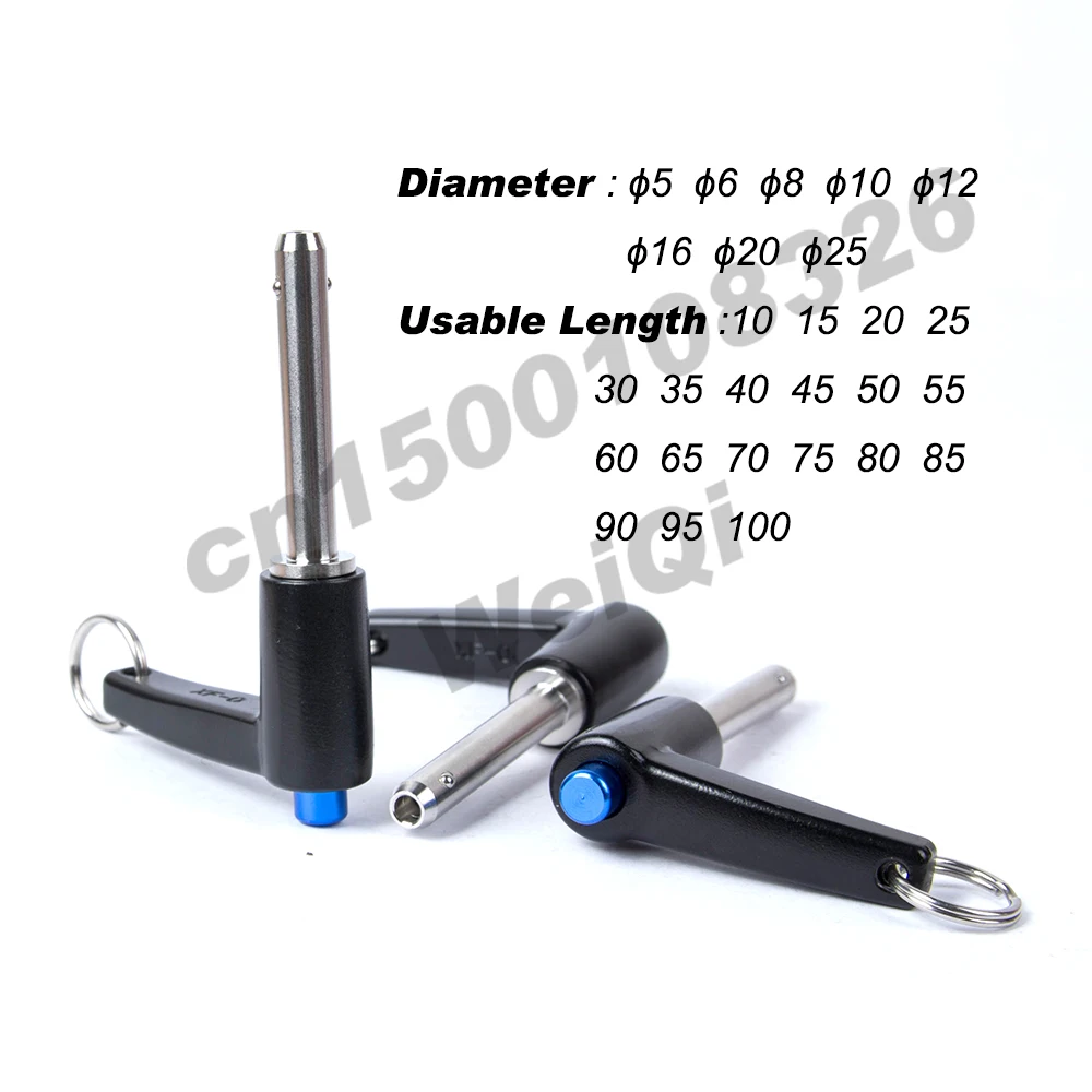 

NEW ARRIVAL! Ball lock pin. speaker pin, quick release pin. self-locking.diameter 5/6/8/10 .made in China
