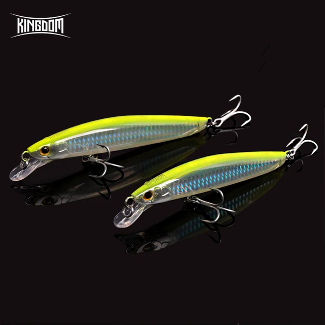US $4.96 Kingdom sea Fishing Lures Jerkbaits minnow Saltwater 120mm/23g130mm/30g Floating Artificial Bait go