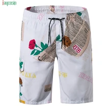 Jaycosin мужские спортивные штаны в пляжном стиле, мужские Модные Винтажные штаны для бега с завязками, шорты с принтом, Los Pantalones, быстросохнущие