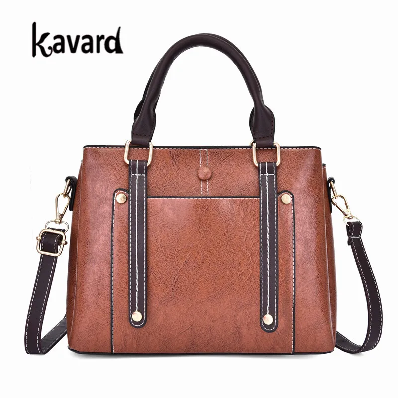 

Vintage Women Handbags PU Leather Casual Totes Bag ladies hand bags for women Shoulder Crossbody bag sac a main Femme 2019