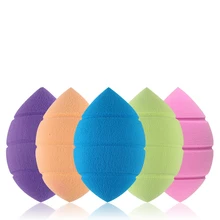 1 шт. произвольный цвет в форме оливки пуховка мягкий спонж для макияжа спонж безупречный Косметическая пуховка для пудры