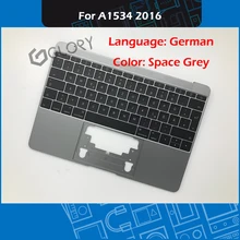 Подлокотник для ноутбука A1534 Topcase с немецкой клавиатурой для Macbook retina 12 дюймов Серый замена