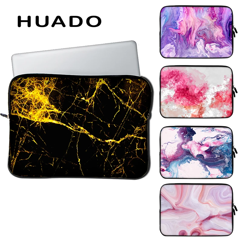 

Marble pattern laptop sleeve case for 15" 15.6 17inch 13"14"12"notebook bag for men women pouch for surface pro/asus/mi pro/dell