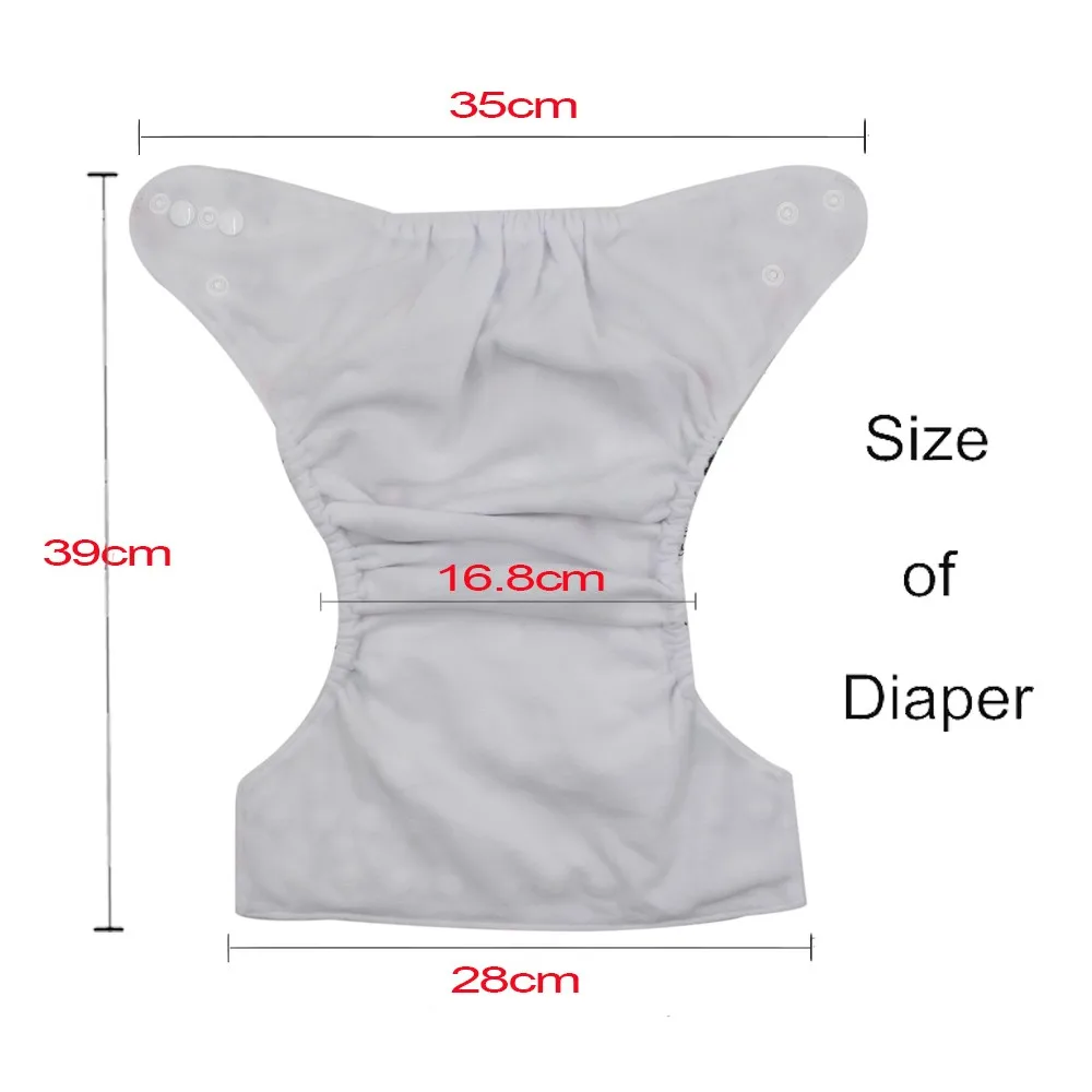 Digital Print Pocket Reusable All-In-One Diaper