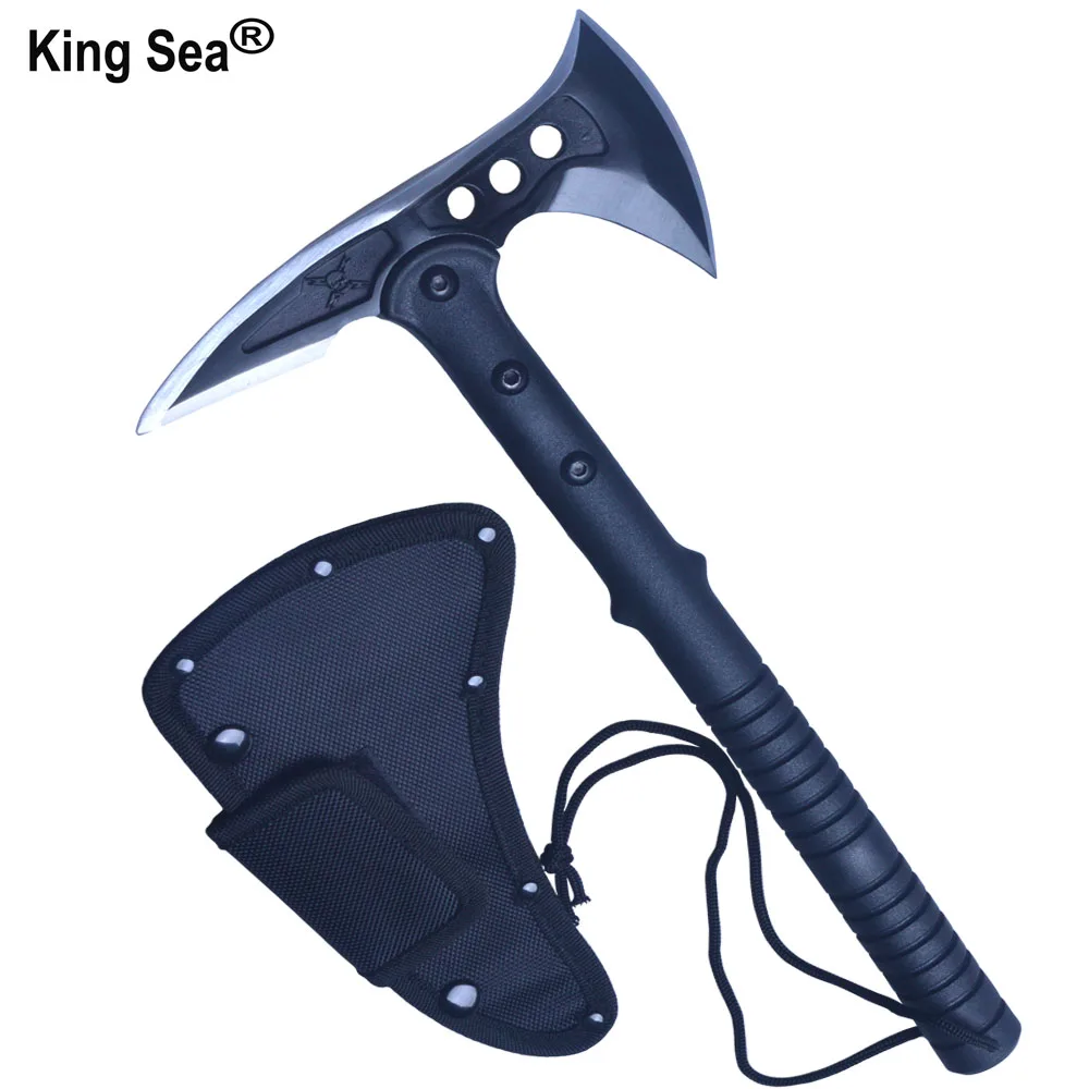 

King Sea Camping Axe Tomahawk Army Outdoor Hunting Tactical Survival Machete Axes Hand Tool Fire Axe Hatchet Axe Ice Axe