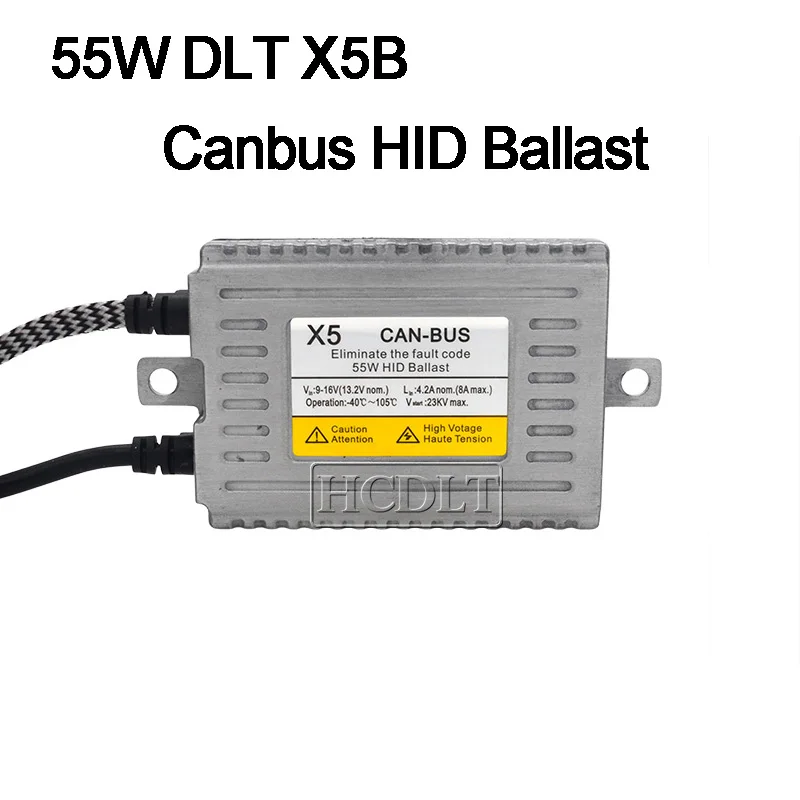 HCDLT Super Canbus 55W DLT X5 AC Xenon Canbus HID Ballast Reator Car Styling Auto Headlight Digital No Error EMC Decoder Ballast (5)