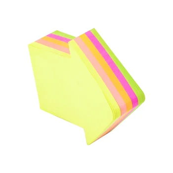 

4A Shapes Sticky Notes Arrow Shape 2.72 x 2.56 Inches Neon Assorted Self-Stick Notes Stationery Memo Stickers Planner 4A 5013