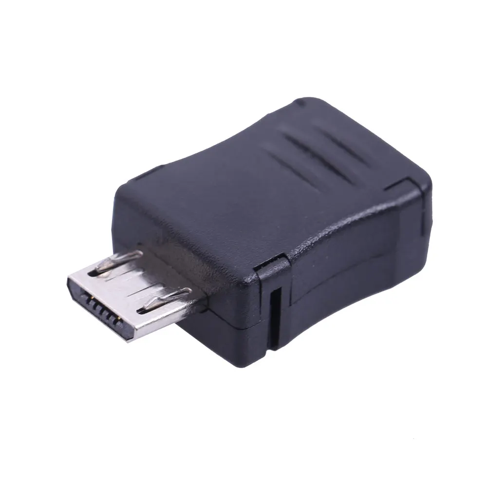 50 шт./компл. Micro USB 5 Pin T порт штекер разъем пластиковая крышка DIY Прямая