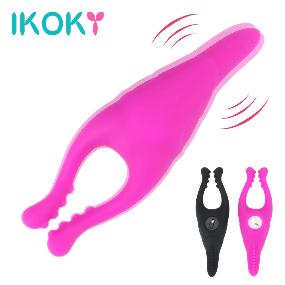Зажимы Вибраторы IKOKY Rabbit массажер для сосков зажим клитора стимулятор интимные
