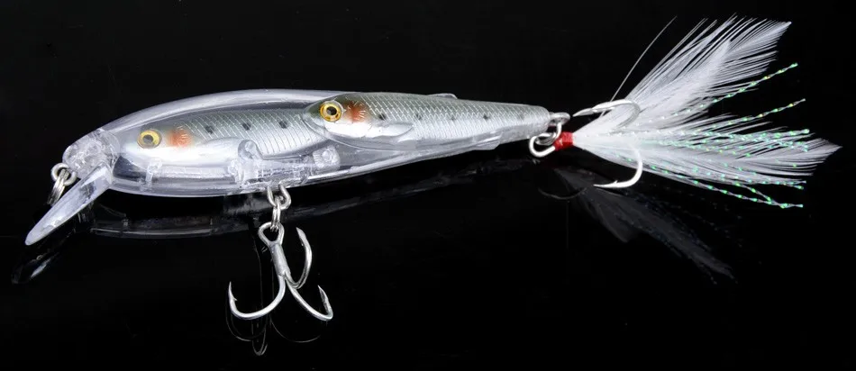 ILure 5 шт./лот приманок для рыбалки в море блесна 90 мм/12g жесткие приманки Крючки vmc 3D глаза рыболовецкие снасти для джеркбейта