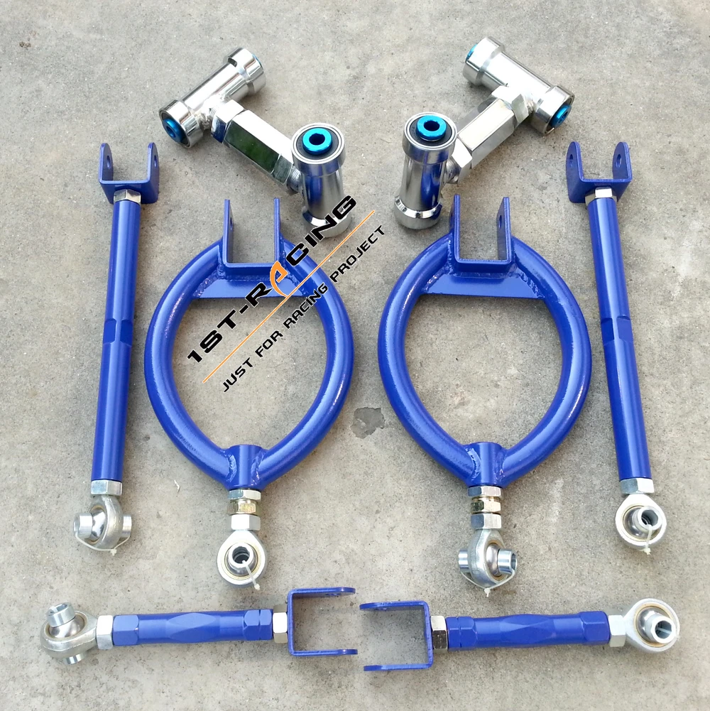 

Blue Front Camber + Rear Camber + Toe + Traction Arm for NISSAN 300ZX Z32 90-96