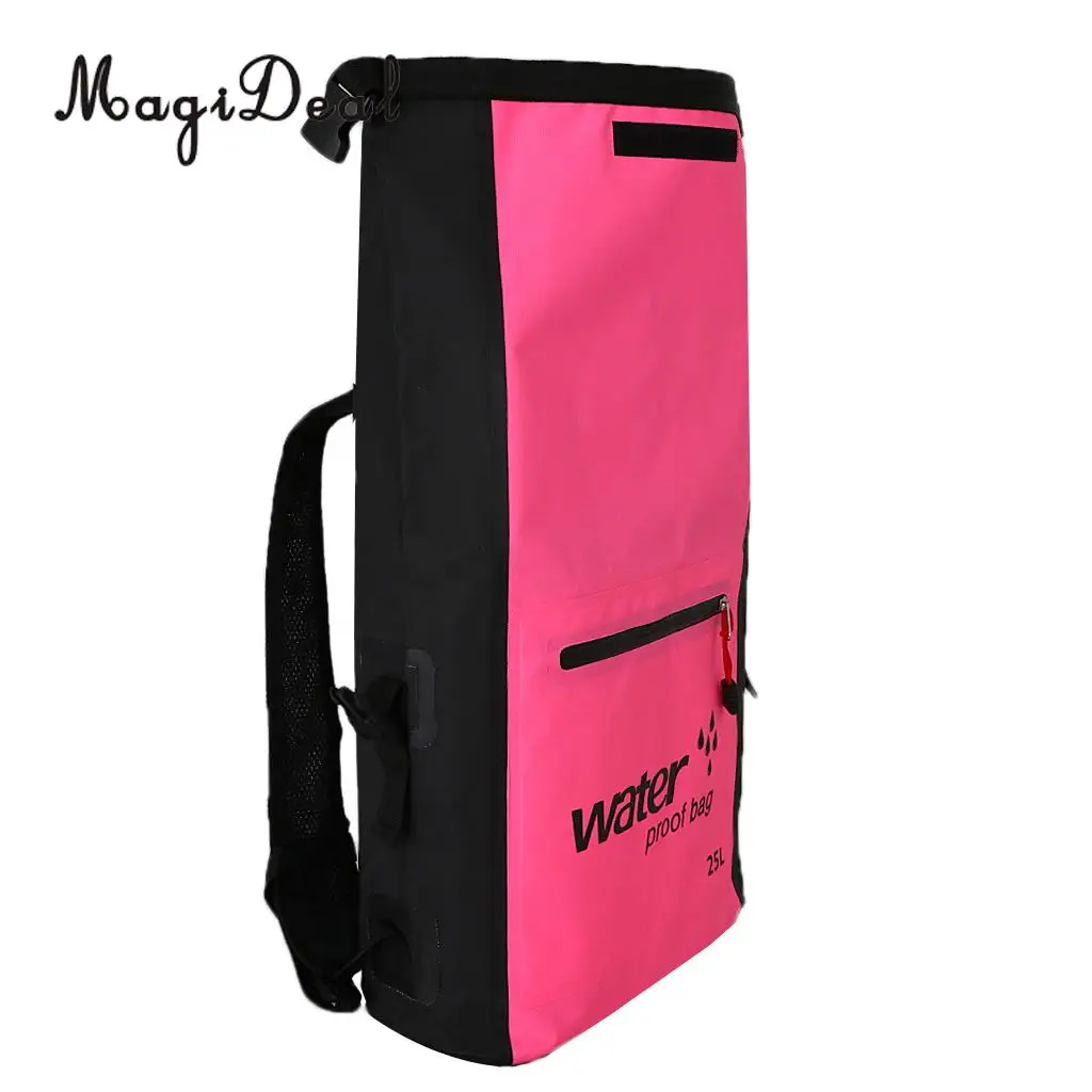 Durable 25L Waterproof Dry Backpack Rucksack Kayak Canoe Boat Surfing Bag for Fishing Flatable Boat Surfing Sailing Accessories