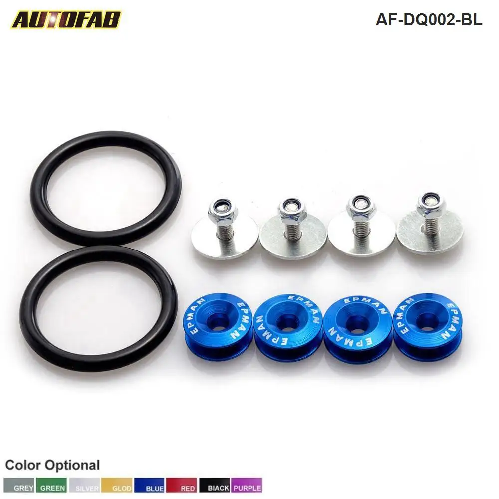 

Quick Release Fasteners are ideal for front bumpers, rear bumpers, and trunk / hatch lids AF-DQ002